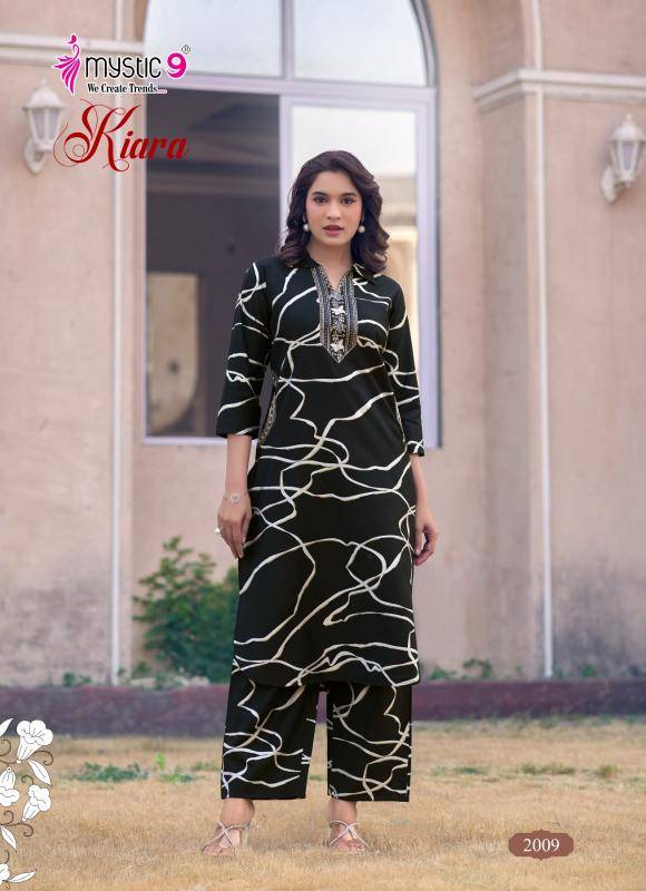 Mystic9 kiara vol 2 cord set Kurti manufacturer in India